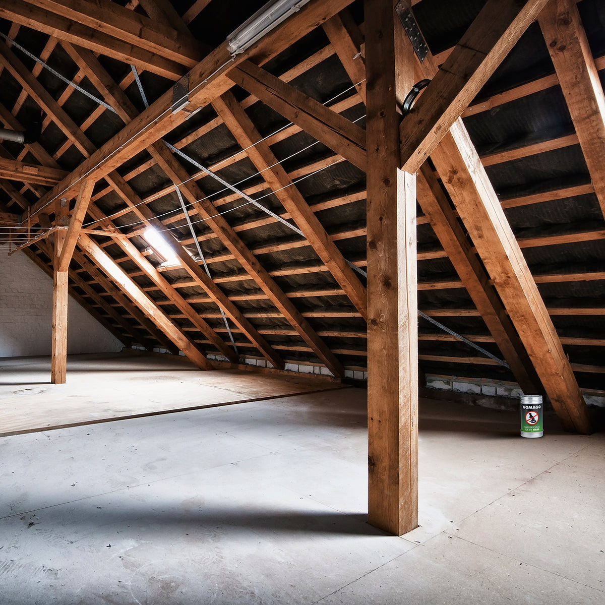 Mardervergrämung Haus - 4er-Set im Dachboden, schützt vor Marderschäden durch sofort anwendbaren Duftstoff, wirksam bis zu 6 Monate.