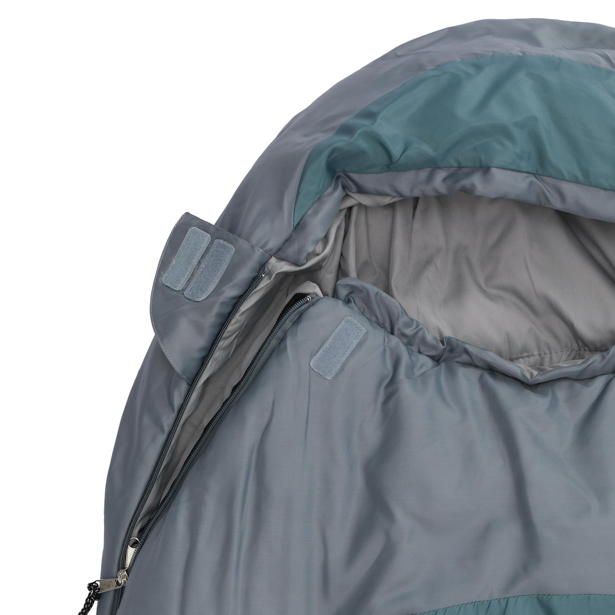Camping Schlafsack Classic Mumienschlafsack mit Tasche in Goblinblau, wasserabweisend, atmungsaktiv, 230 x 80 x 55 cm.