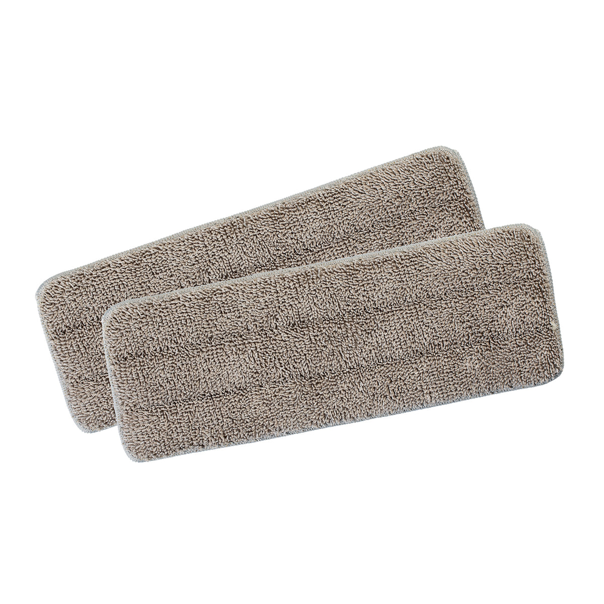 Ersatz-Wischtuch - 33x12cm - 2er-Set, graue Mikrofaser-Bodentücher für Spray-Mopp, langlebig und saugfähig, ideal zum Reinigen.