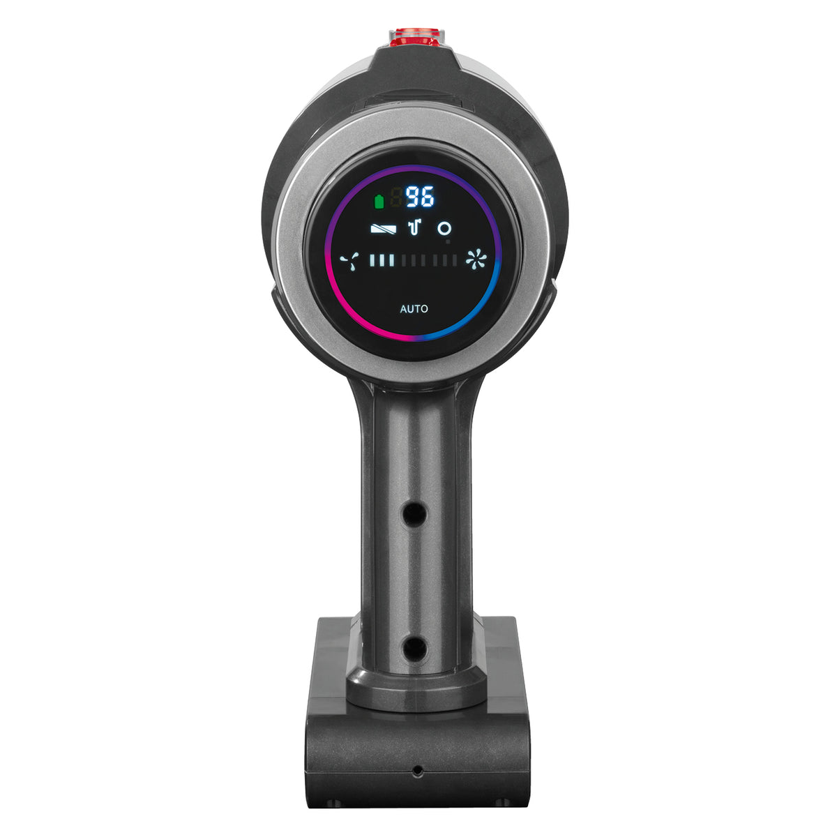 Akku-Zyklon-Staubsauger PLUS mit Display, automatische Schmutzgraderkennung und Saugkraftregulierung bis 80.000 U/min.