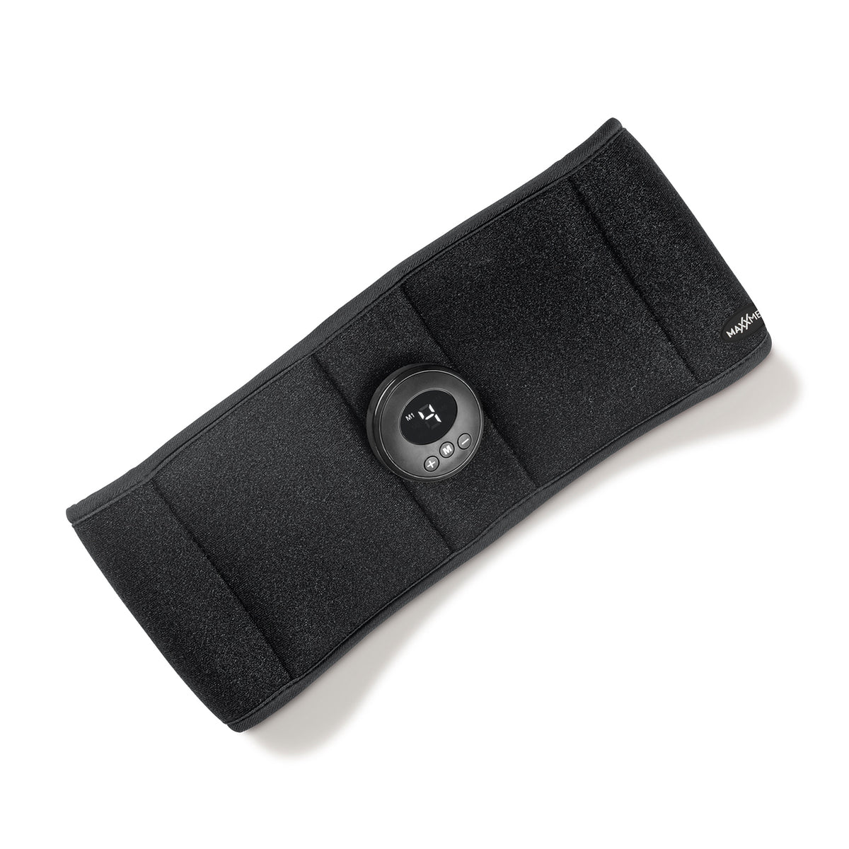 Bauchmuskelgürtel EMS - 6 Programmen - 9 Intensitätsstufen - unisize - schwarz, flexibler Bauchgurt mit EMS und silikonelektroden.