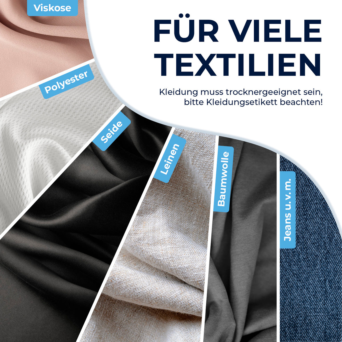 Hemdenbügler PRO mit Hosenaufsatz - Schwarz für viele Textilien wie Viskose, Polyester, Seide, Leinen, Baumwolle und Jeans.