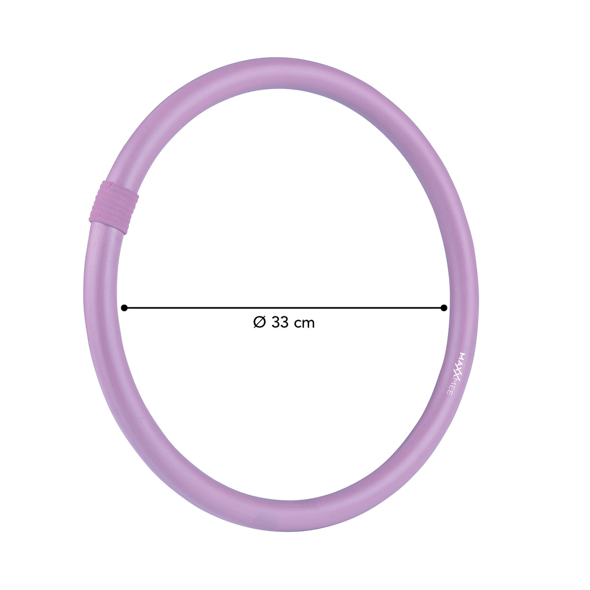 Hula Hoop Reifen für die Arme - 2er-Set, lila Mini Reifen Ø 33 cm, formstabil mit weichem Schaumstoff und Stahlkern.