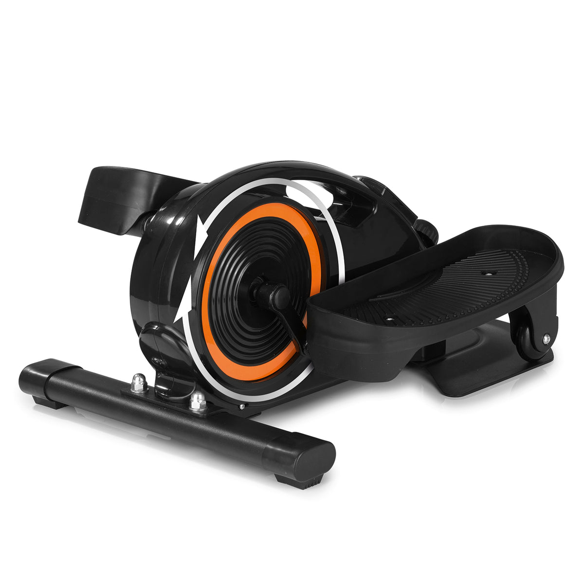 Ellipsentrainer - 8 Stufen für individuelles Trainingsniveau mit elliptischem Bewegungsablauf zur Stärkung der Beinmuskulatur im Sitzen.
