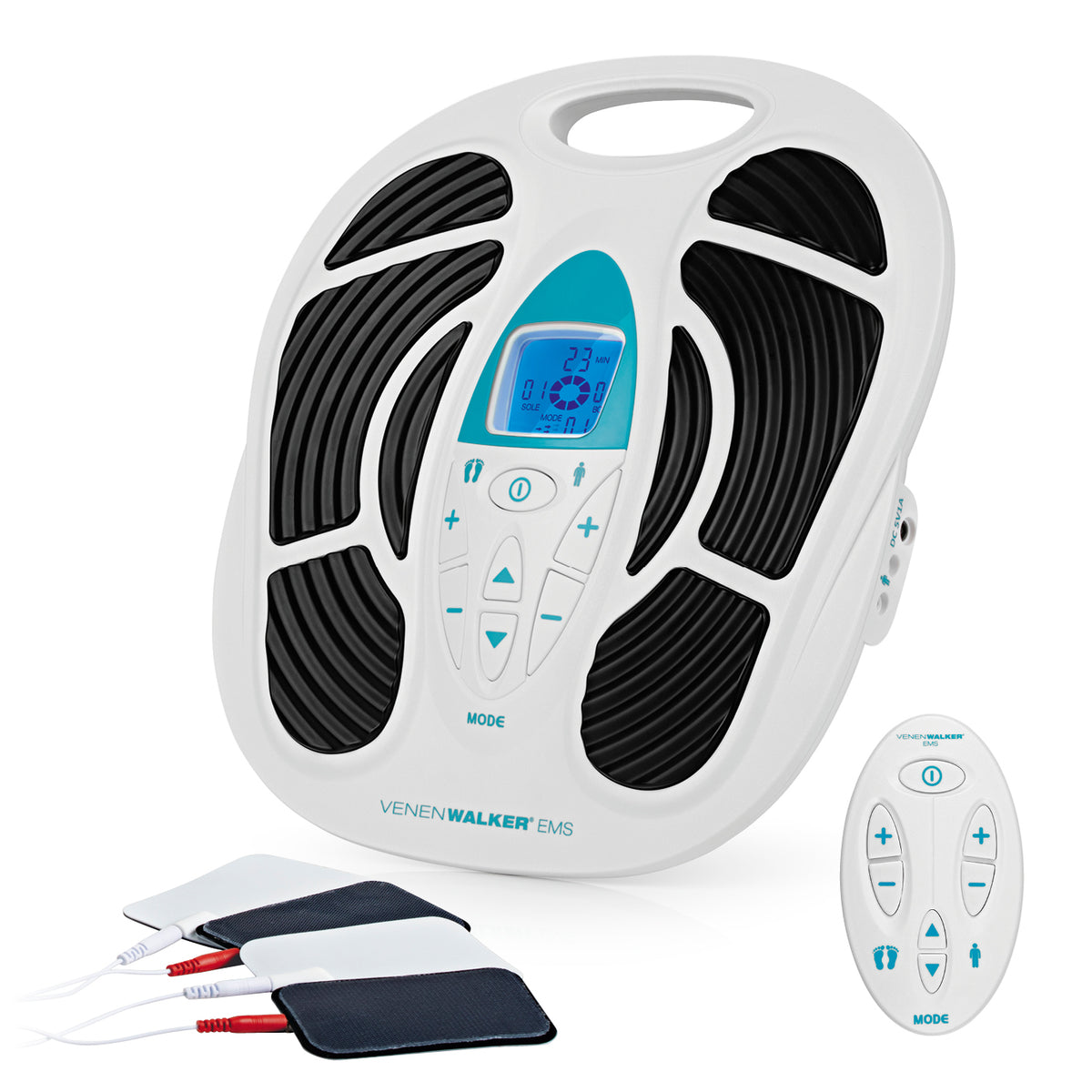 Durchblutungs-Stimulator VenenWalker - 25 Programme, EMS Gerät zur Muskelstimulation und Förderung der Venendurchblutung.