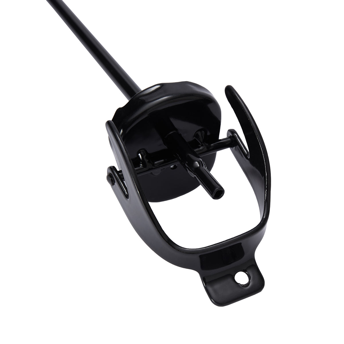 Adapter mit 1 Ansaugöffnung für Kraftstoffkanister Metall schwarz, passend für 5-20L Kanister, Länge 42 cm, Dichtung inklusive.