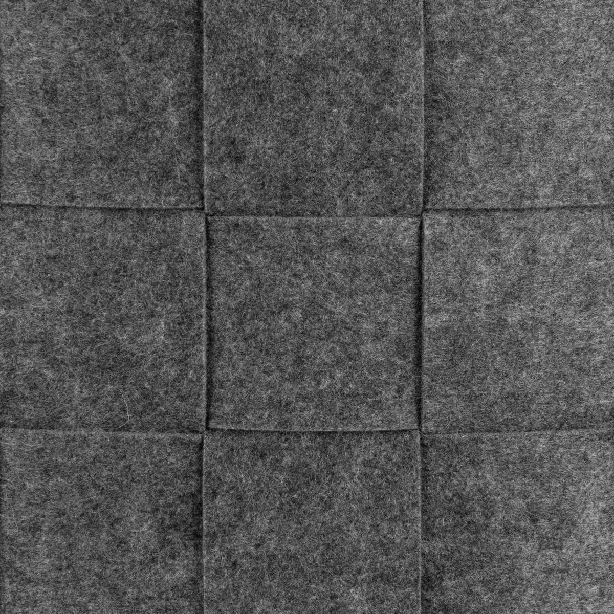 Filz-Aufbewahrungstasche M - 35 x 25 x 25 cm - Dunkelgrau, moderner, strapazierfähiger Filz mit strukturierter Oberfläche.