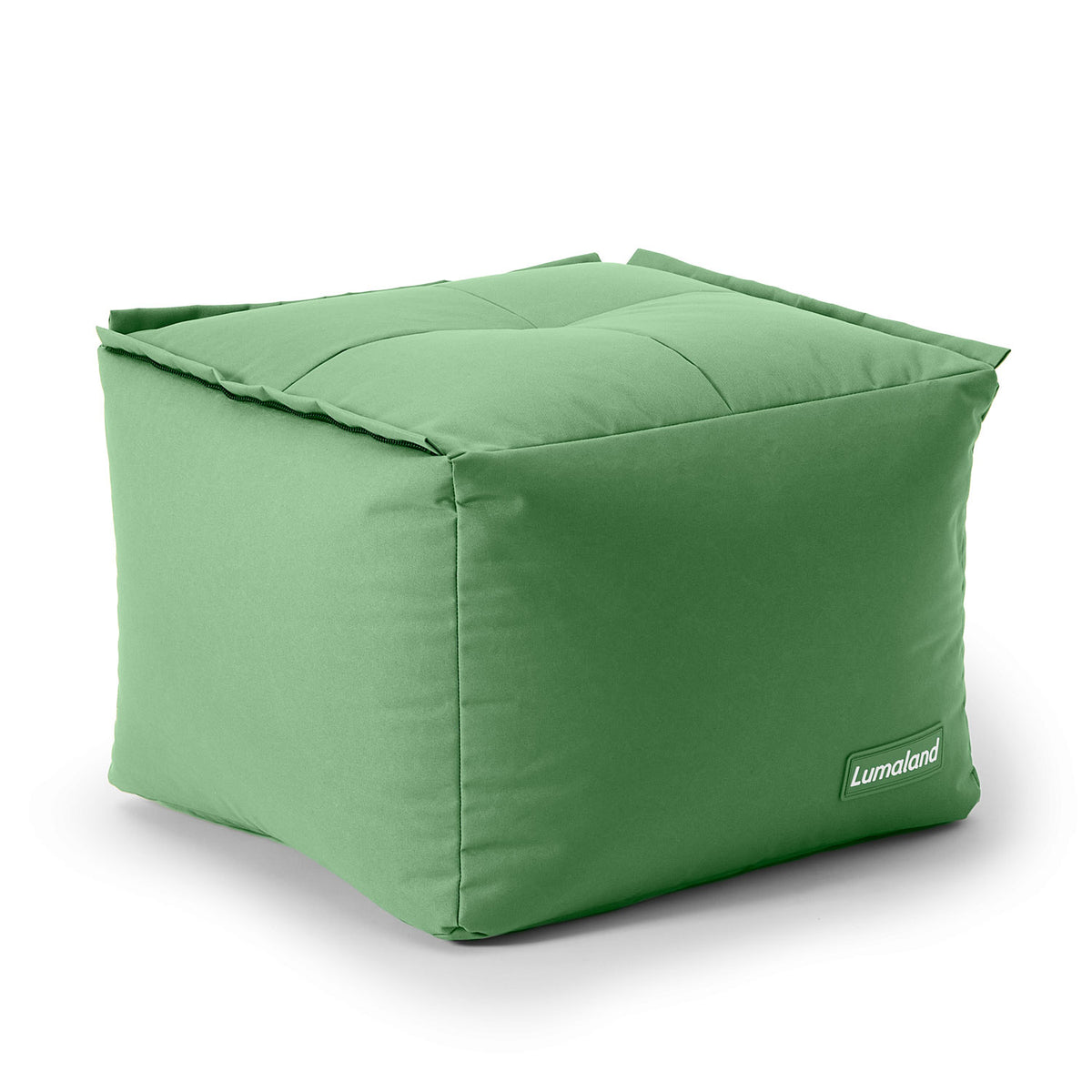 Sitzsack-Hocker (200 L) - Modulares System - indoor & outdoor - Pastell Grün, vielseitig, robust und bequem mit abwischbarem Bezug.