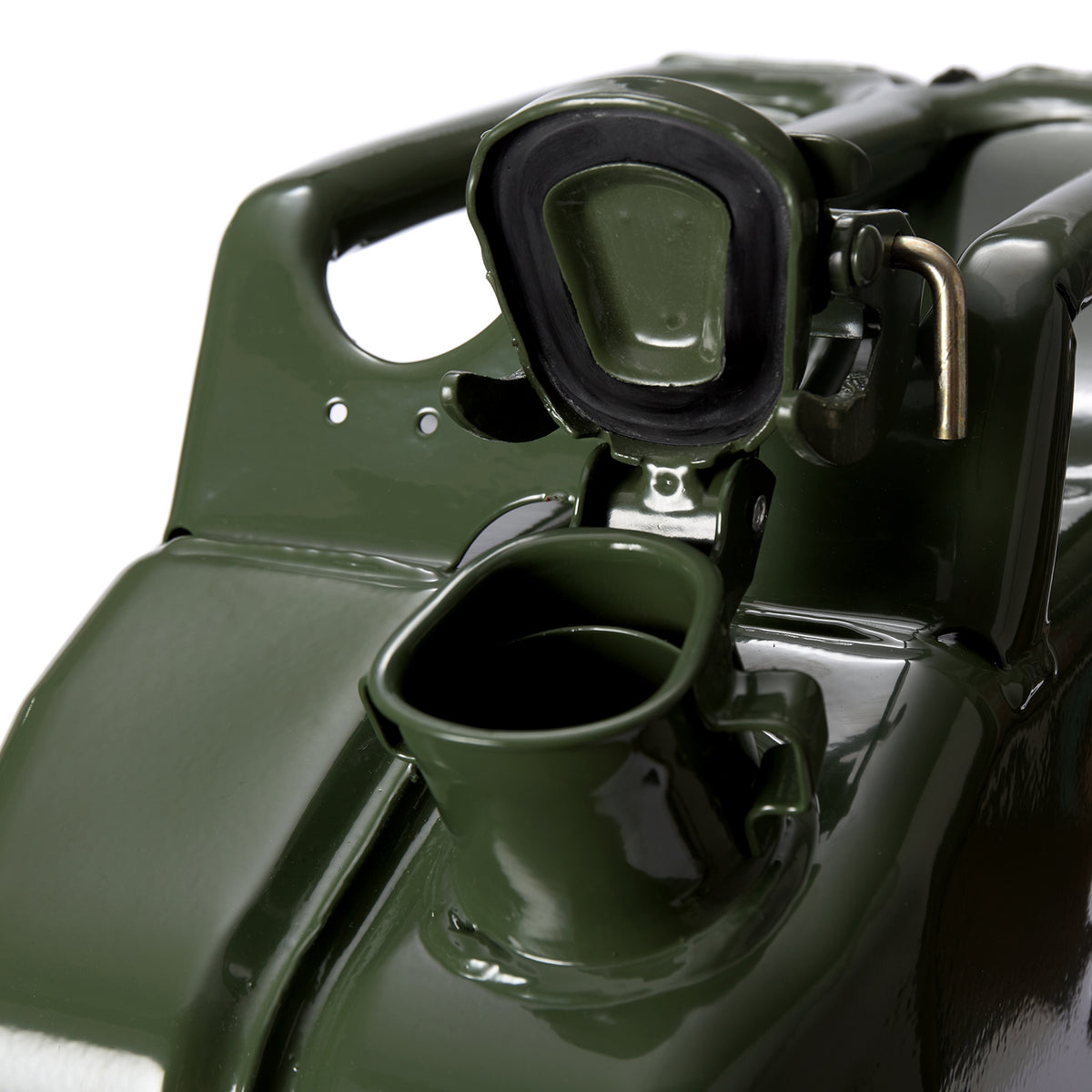 3er Set - Metall-Kraftstoffkanister 20 Liter Olivgrün, UN-zugelassen, 0,9mm Stahl, korrosionsbeständig und auslaufsicher.