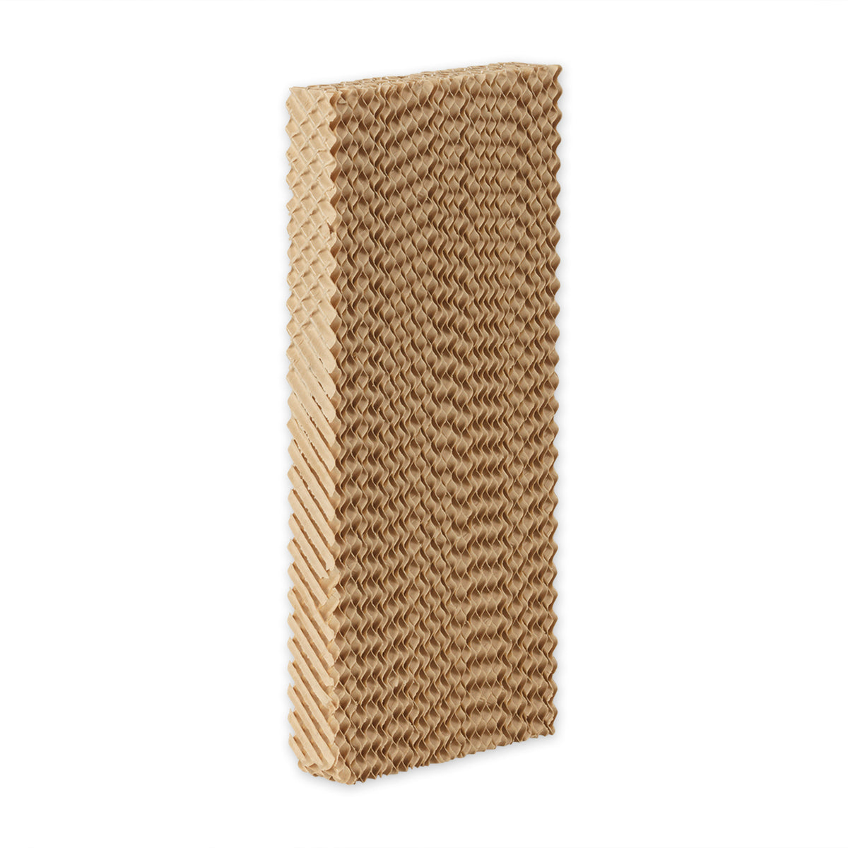 Wabenfilter für Luftkühler mit Peltier-Element, rechteckig, braun, Struktur zur Luftkühlung und Filterung geeignet.