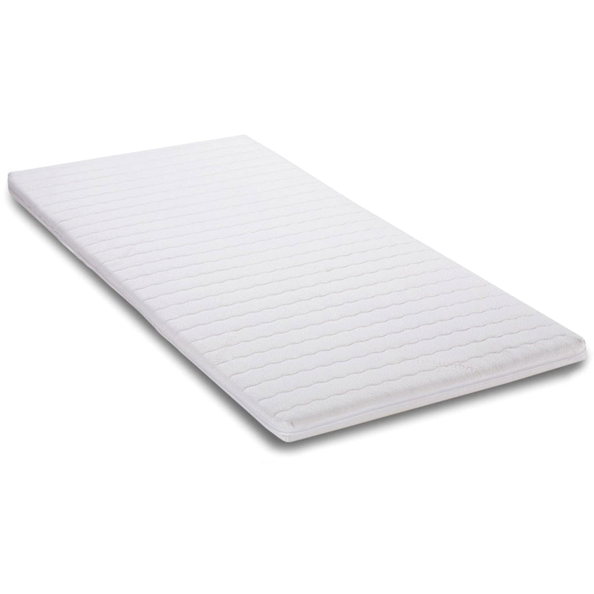 Matratzentopper Microfaser - 100 x 200 x 4,5 cm mit viskoelastischem Memory Foam, waschbarem Bezug und punktelastischer Rückensupport