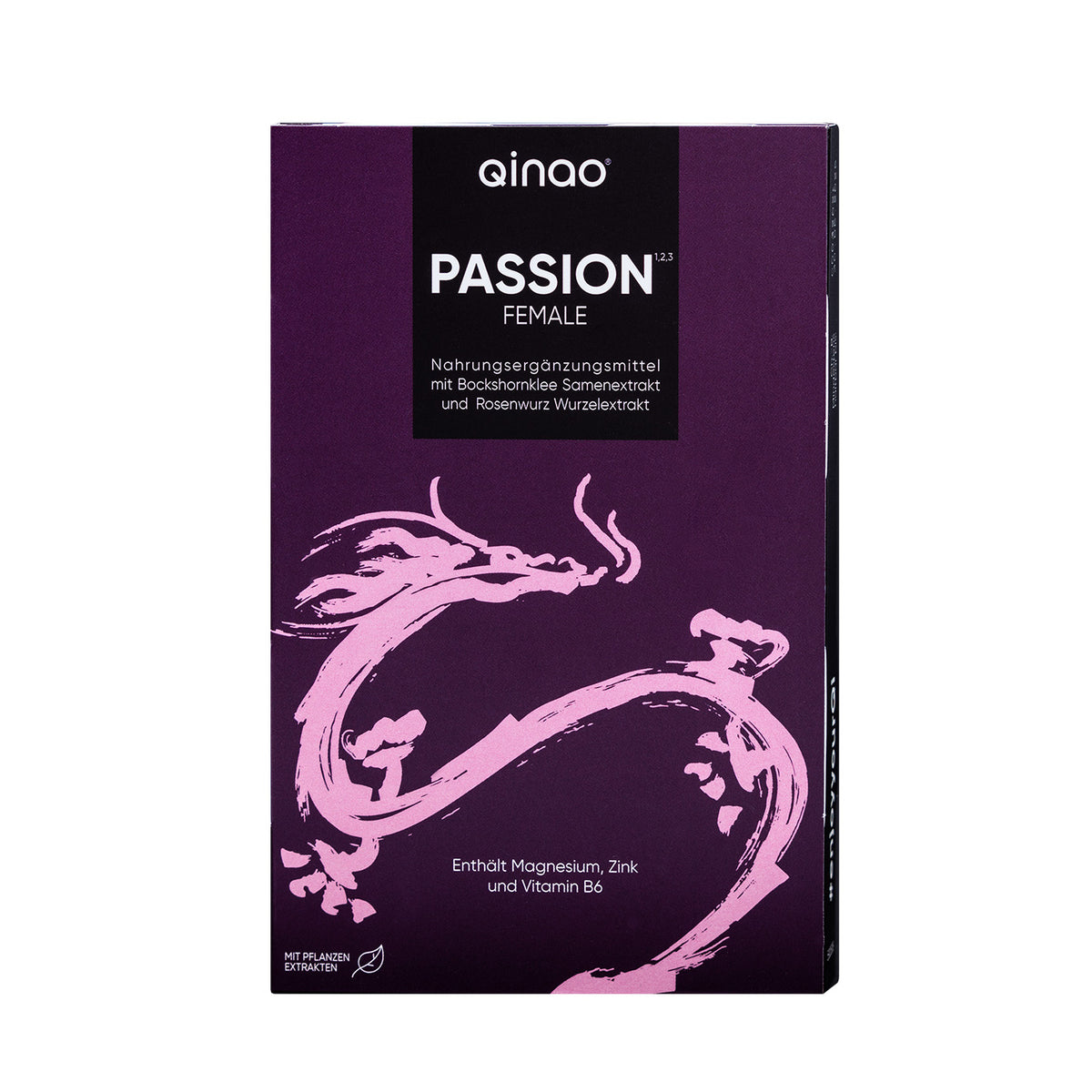 Nahrungsergänzungsmittel FEMALE - 90 Kapseln mit Vitamin B6, Zink, Magnesium und pflanzlichen Extrakten, vegan, zuckerfrei, laktosefrei, glutenfrei.