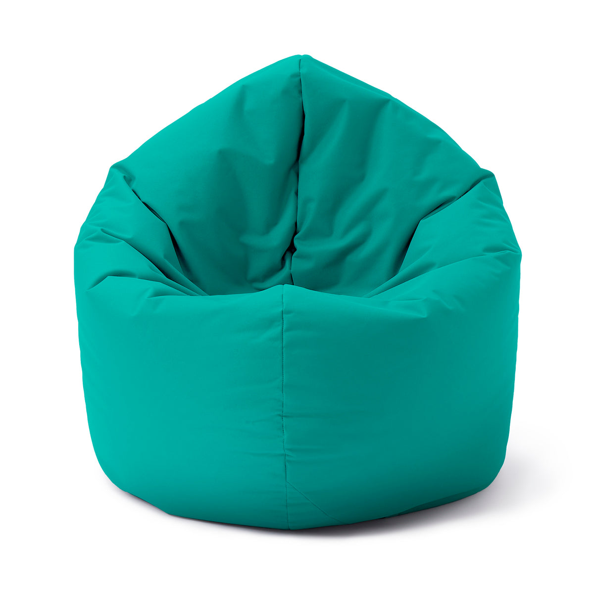 Sitzsack Drops (300 L) - Türkis, moderne Sitzgelegenheit für drinnen & draußen, leicht, langlebig, mit EPS-Perlenfüllung und verdecktem Reißverschluss.
