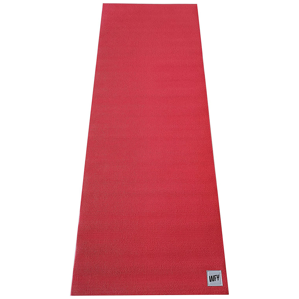 Fitnessmatte Yogamatte "Annapurna Comfort" - 183 x 61 cm, rutschfest, weich, pflegeleicht, ideal für Pilates und Fitnessworkouts in Rot.