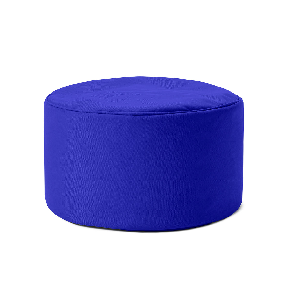 Sitzsack-Hocker/Pouf (50 L) in Royalblau, leicht, langlebig, indoor & outdoor, mit pflegeleichtem Material und verdecktem Reißverschluss.