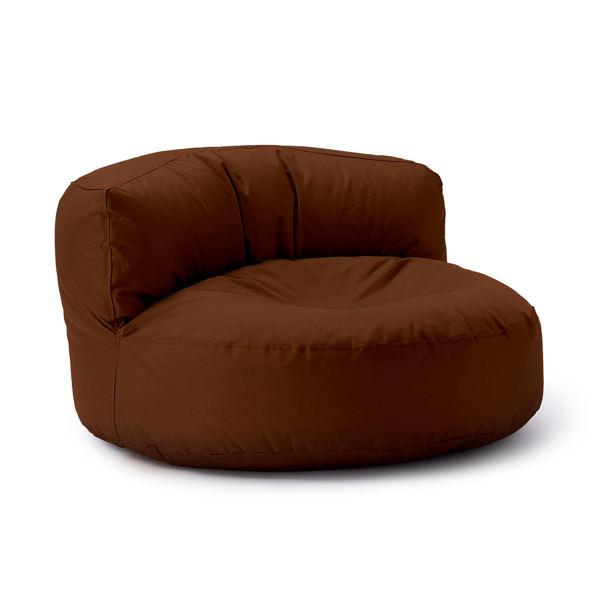 Sitzsack Lounge (320 L) Braun, gemütlich, langlebig, für drinnen & draußen, pflegeleicht, mit EPS-Perlenfüllung und verdecktem Reißverschluss.