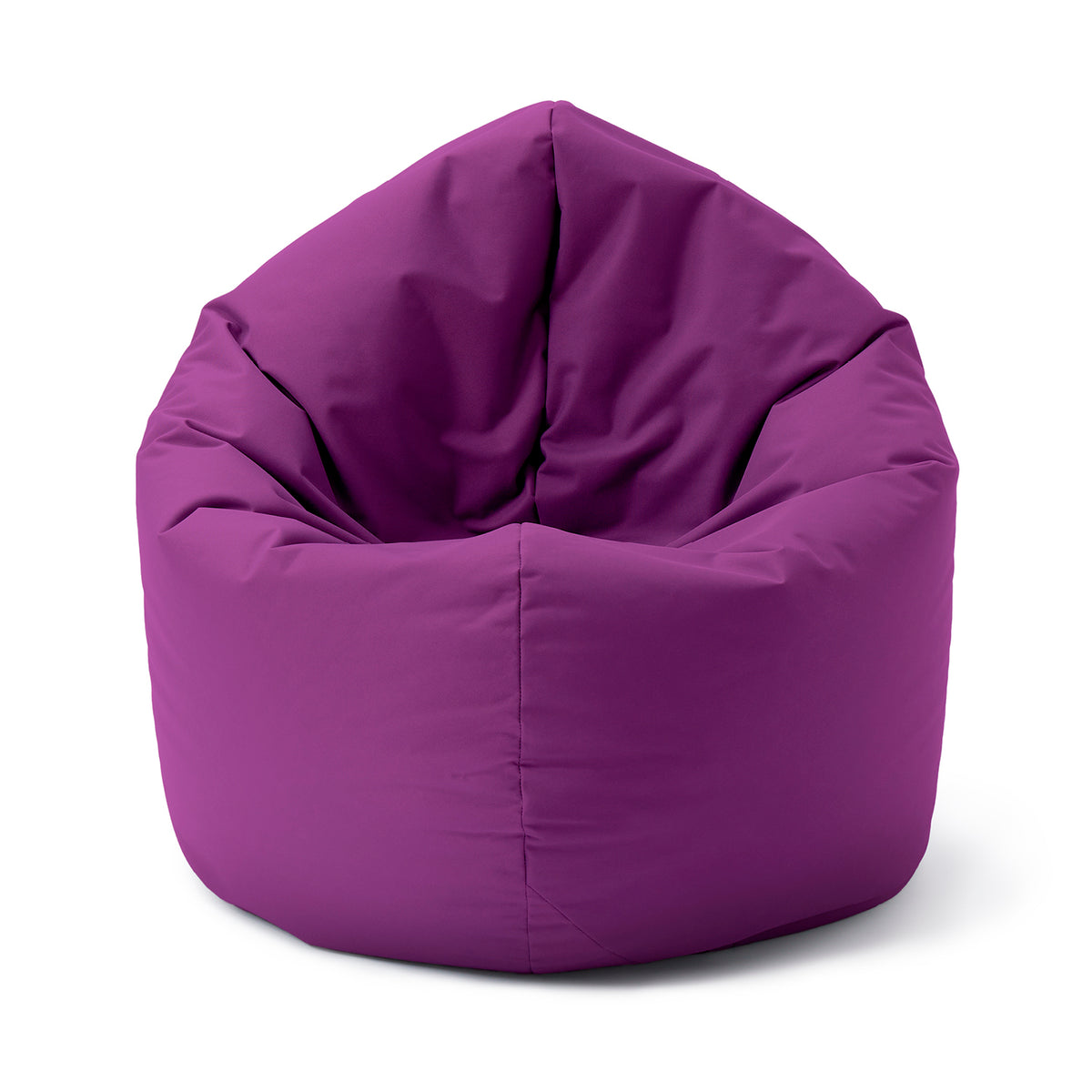 Sitzsack Drops (300 L) Lila, vielseitig für drinnen & draußen, leicht, langlebig, mit EPS-Füllung und verdecktem Reißverschluss.