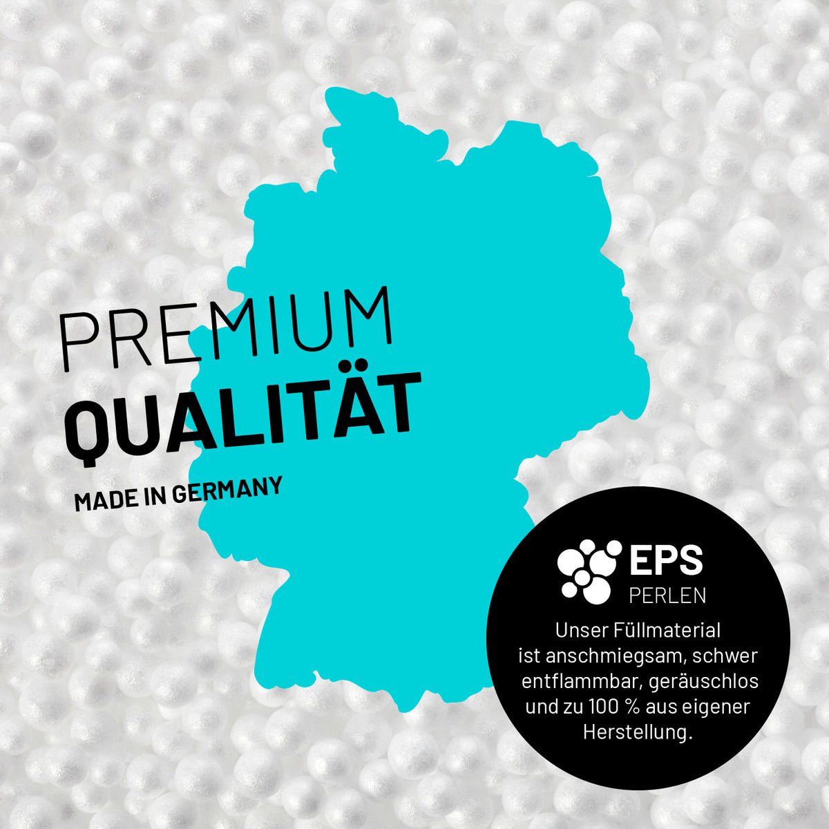 Sitzsack Lounge (320 L) - indoor & outdoor - Pink mit langlebigen, hochwertigen EPS-Perlen für optimalen Komfort und Qualität „Made in Germany“.