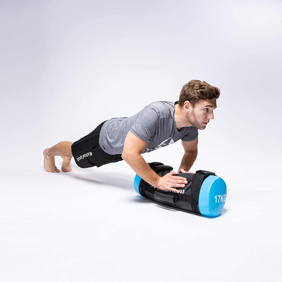 Corebag Sandsack Carolous - Fitness Power Bag - 5kg für intensives Functional Training und CrossFit mit robustem Nylonbezug und Metallsandfüllung.